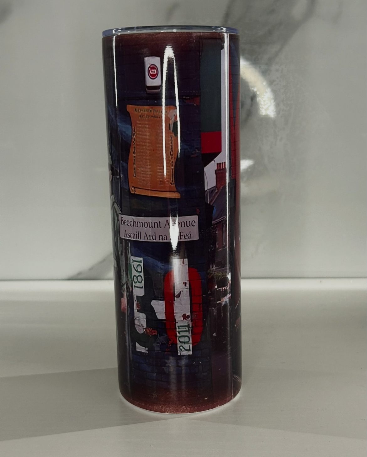 Beechmount RPG avenue Fianna 20oz Large Skinny Tumbler