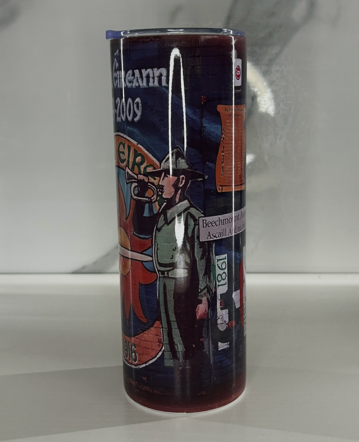 Beechmount RPG avenue Fianna 20oz Large Skinny Tumbler