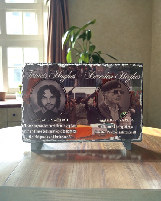 Brendan Hughes & Francis Hughes Large Photo Rock slates #001