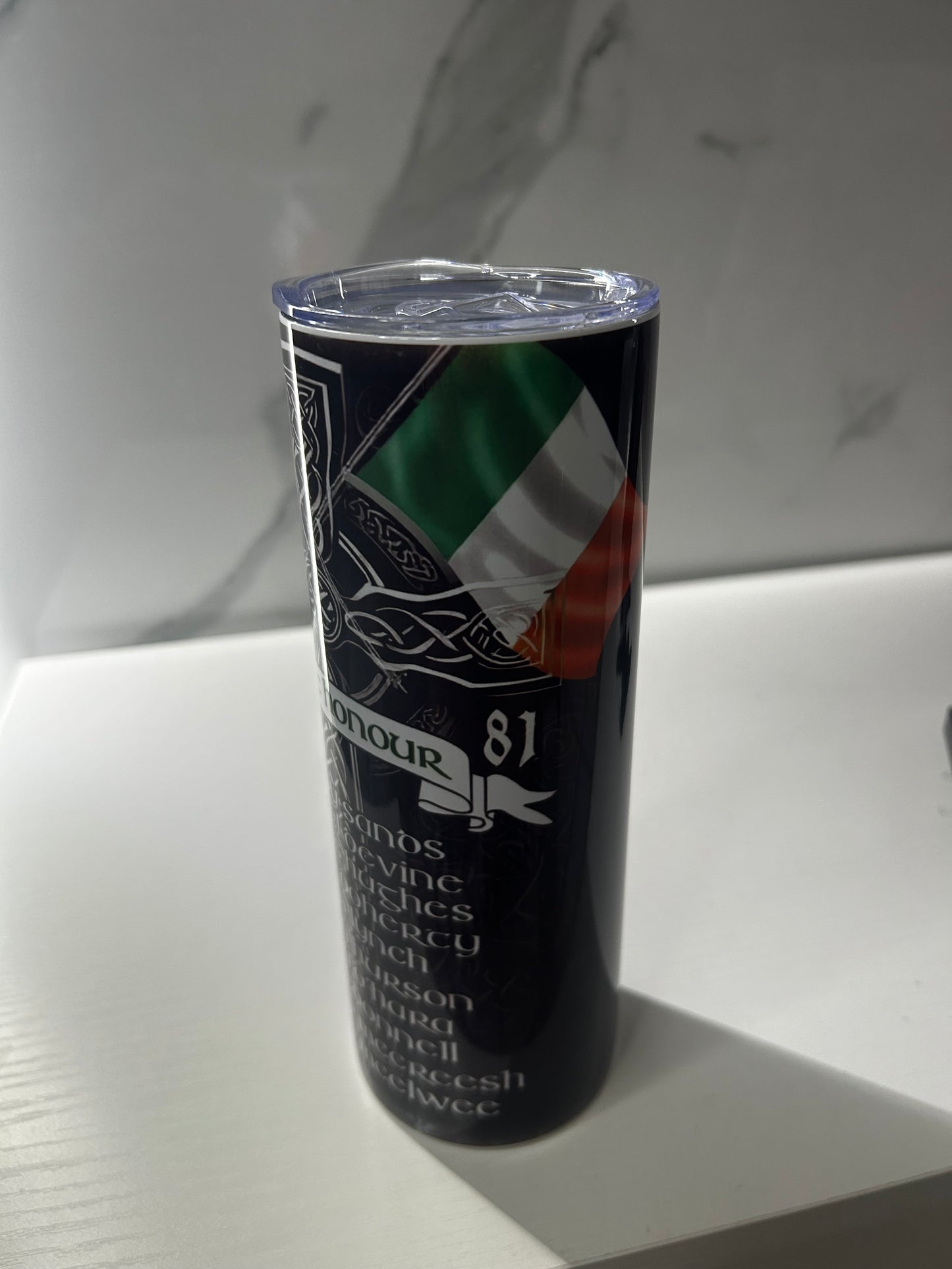 HUNGER STRIKER Roll Of Honour 20oz Large Skinny Tumbler