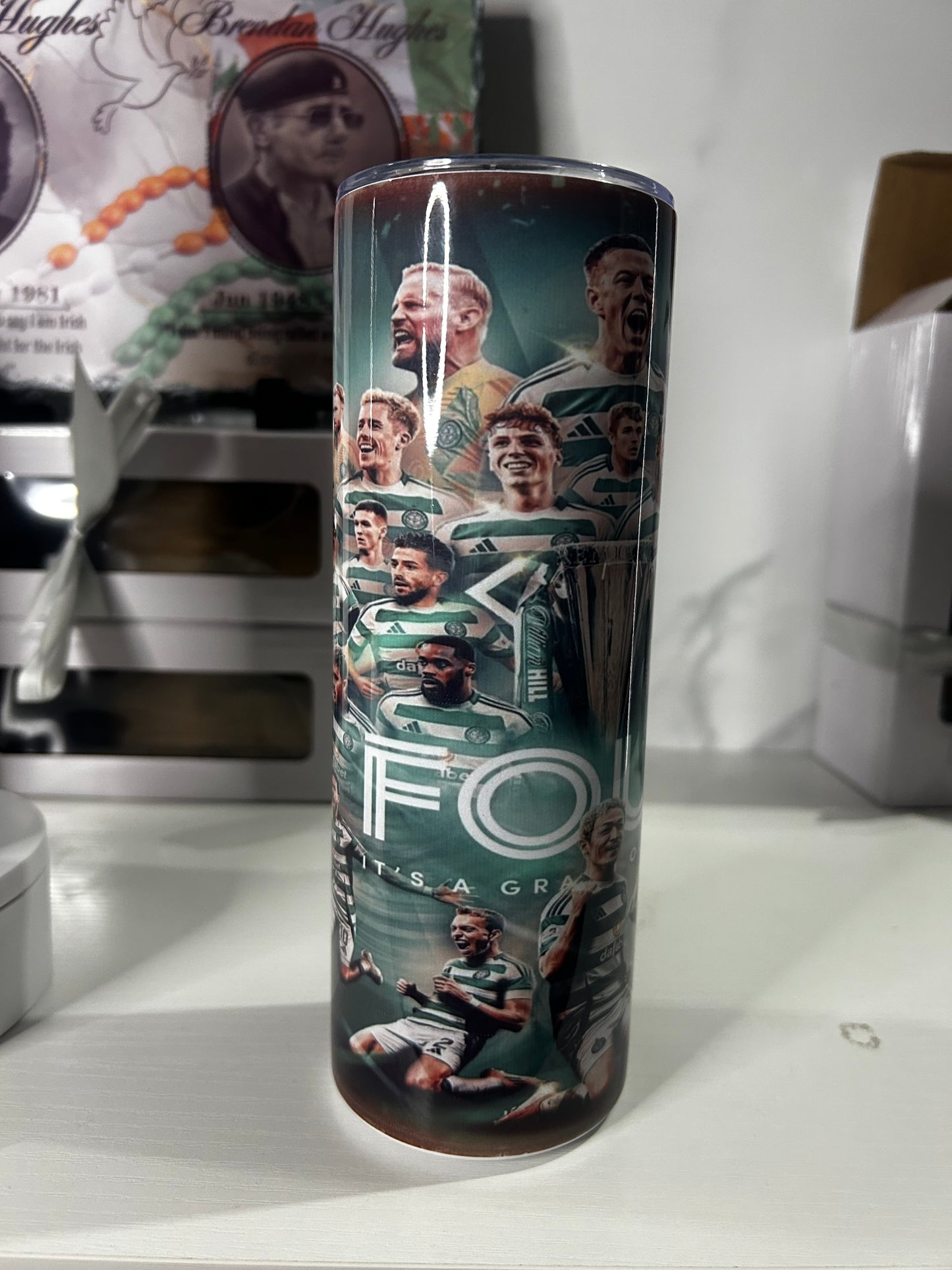 Celtic Football Club 20oz Large Skinny Tumbler