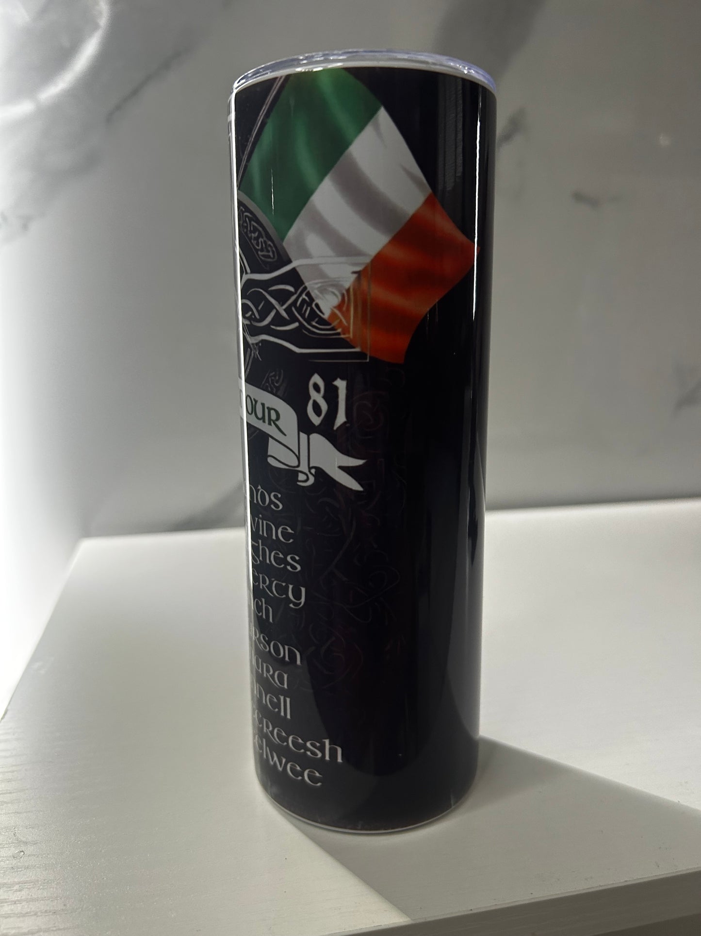 HUNGER STRIKER Roll Of Honour 20oz Large Skinny Tumbler