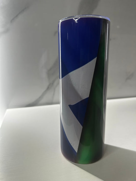 IRELAND SCOTLAND Flag 20oz Large Skinny Tumbler