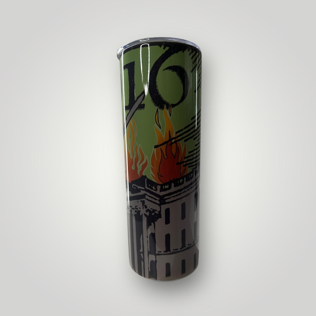 Green 1916 easter rising 20oz Large Skinny Tumbler