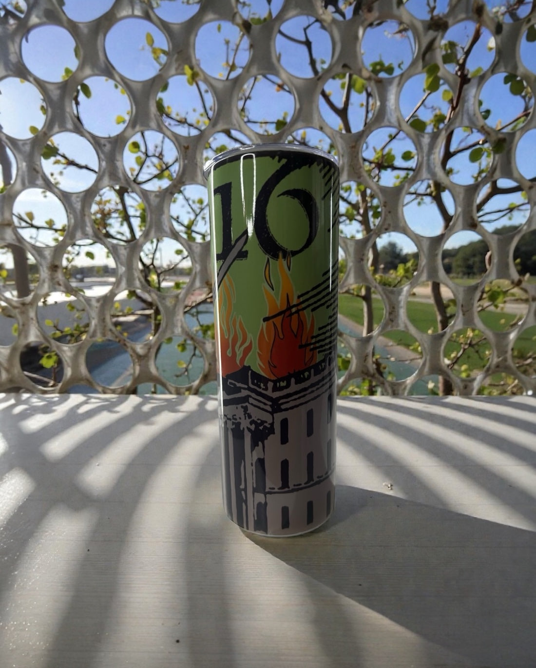 Green 1916 easter rising 20oz Large Skinny Tumbler